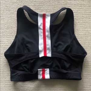 Free People Movement small black sports bra